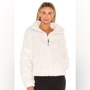 Free People Fleece zip up jacket